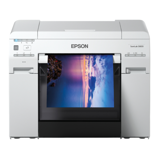 Epson SL-D800 Series Gebruiksaanwijzing