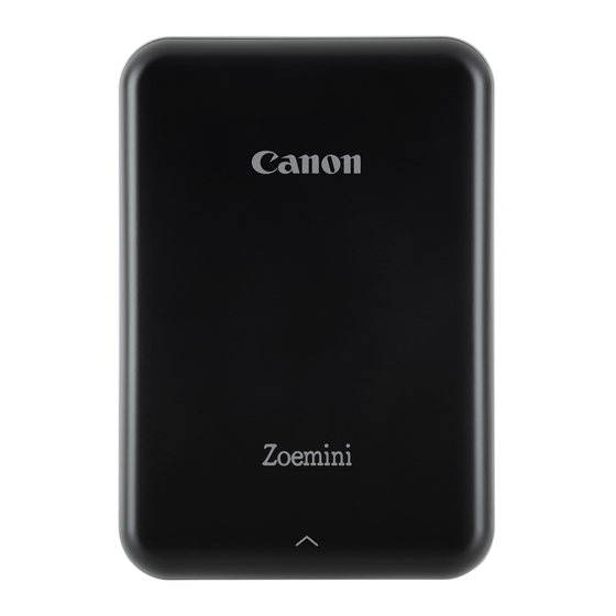 Canon Zoemini Gebruikershandleiding