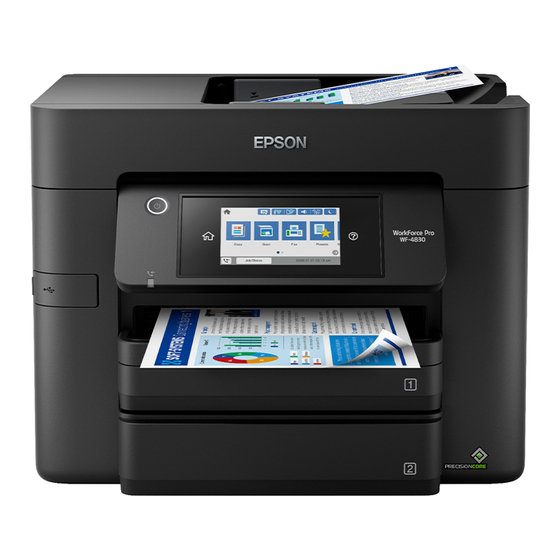 Epson WF-4830 Series Gebruikershandleiding