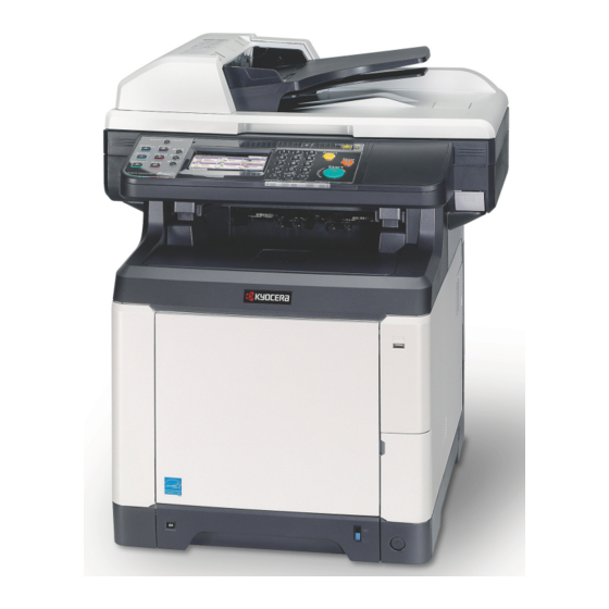 Kyocera ECOSYS M6026cidn Gebruikershandleiding