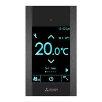 Mitsubishi Electric MA Touch PAR-CT01MAR-PB Bedieningshandleiding