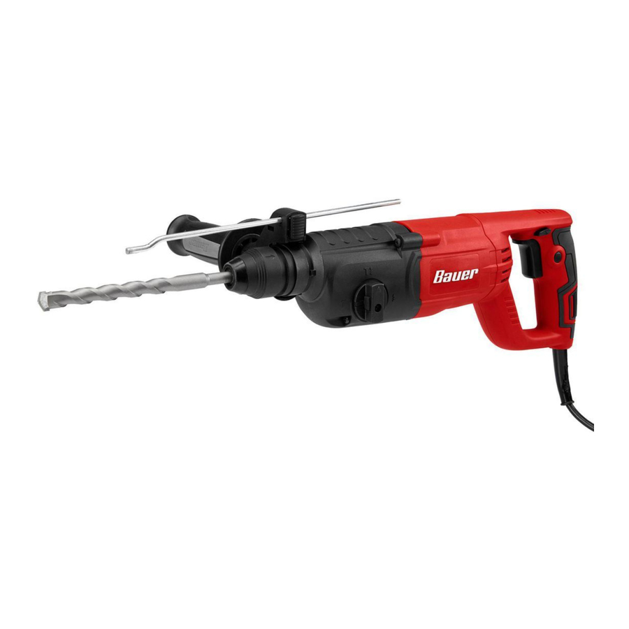 Bauer 1642E-B, 63443 - 1 in. SDS-PLUS Variabele Snelheid Roterende Hamer