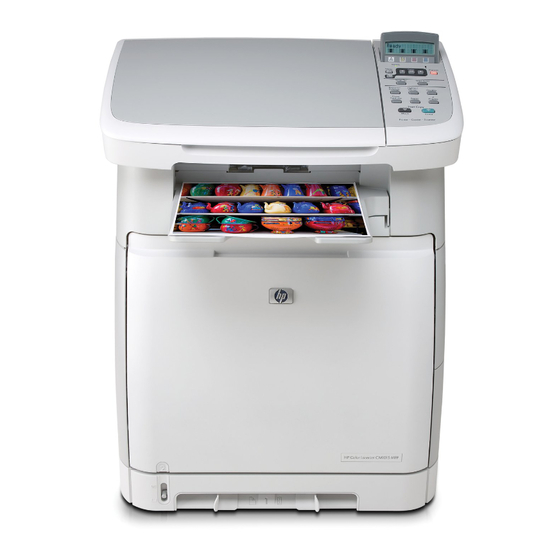 HP Color LaserJet CM1015 MFP Series Gebruikershandleiding