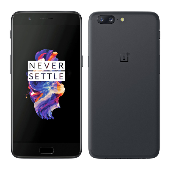 OnePlus 5 Gebruikershandleiding