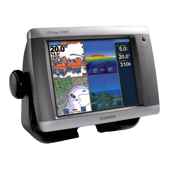 Garmin GPSMAP 5000 Series Verkorte Handleiding