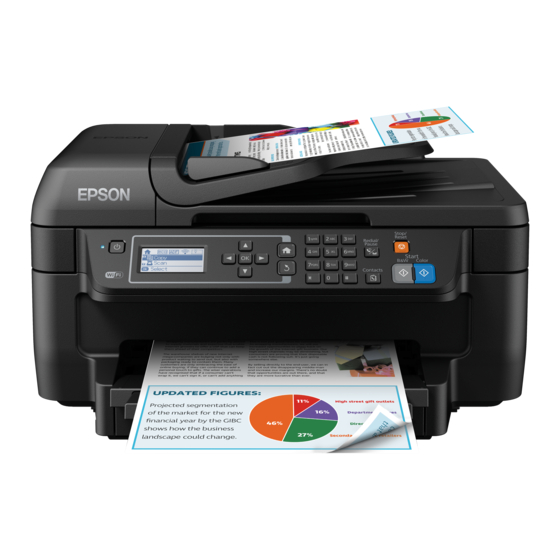 Epson WF-2750 Series Gebruikershandleiding