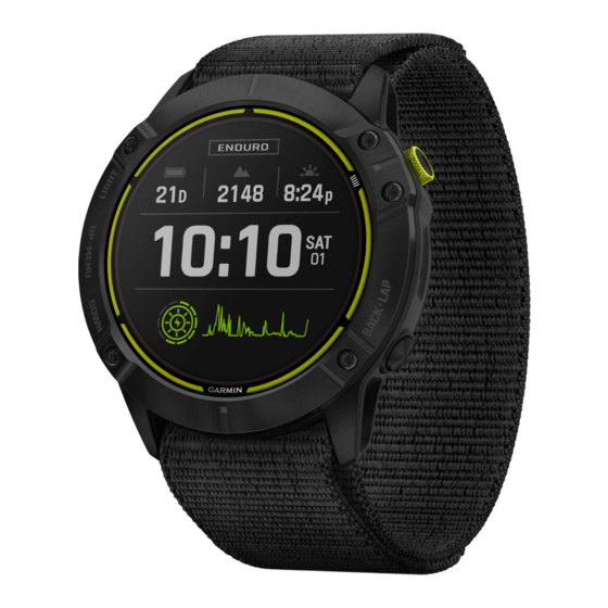 Garmin ENDURO Gebruikershandleiding