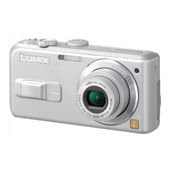 Panasonic Lumix DMC-LS3 Gebruiksaanwijzing