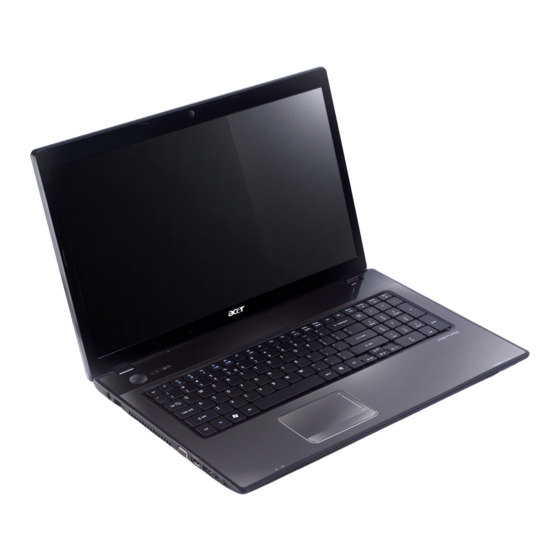 Acer Aspire 7741 Series Handleiding