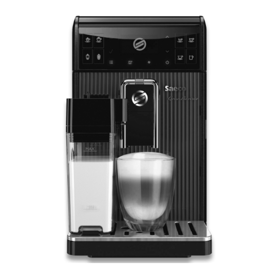 Saeco Gran Baristo HD8964 Gebruiksaanwijzing