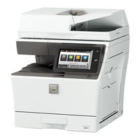 Sharp MX-C303W Verkorte Installatiehandleiding