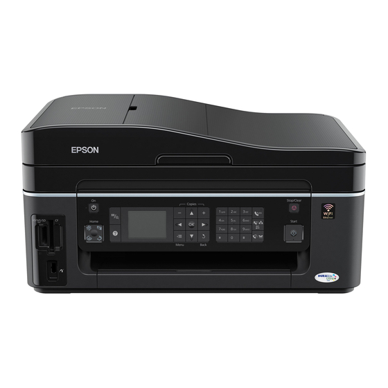 Epson Stylus Office BX610FW Series Handleiding