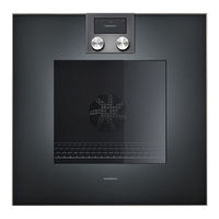 Gaggenau BO 471 2 Series Gebruiksaanwijzing