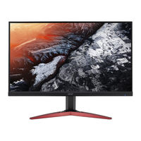 Acer kg271bmiix Gebruiksaanwijzing