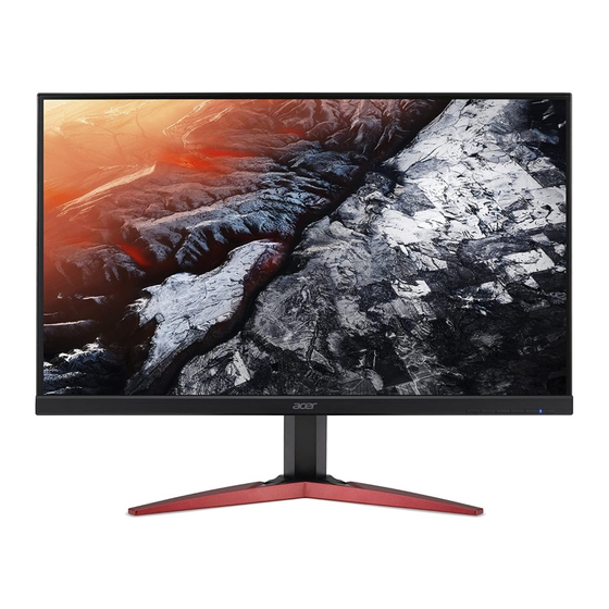 Acer KG271 Gebruiksaanwijzing