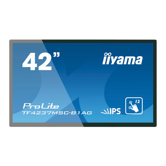 iiayma ProLite TF3237MSC Gebruikershandleiding