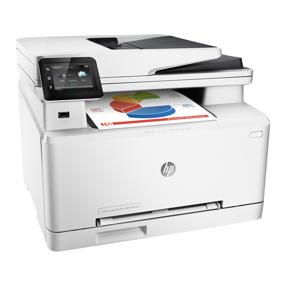 HP LaserJet Pro MFP M274 Gebruikershandleiding