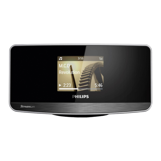 Philips Streamium NP3500/12 Gebruiksaanwijzing