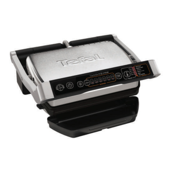 TEFAL OptiGrill+ initial Gebruiksaanwijzing