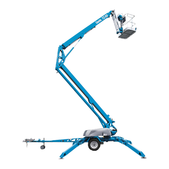 Terex Genie TZ-50 Bedieningshandleiding