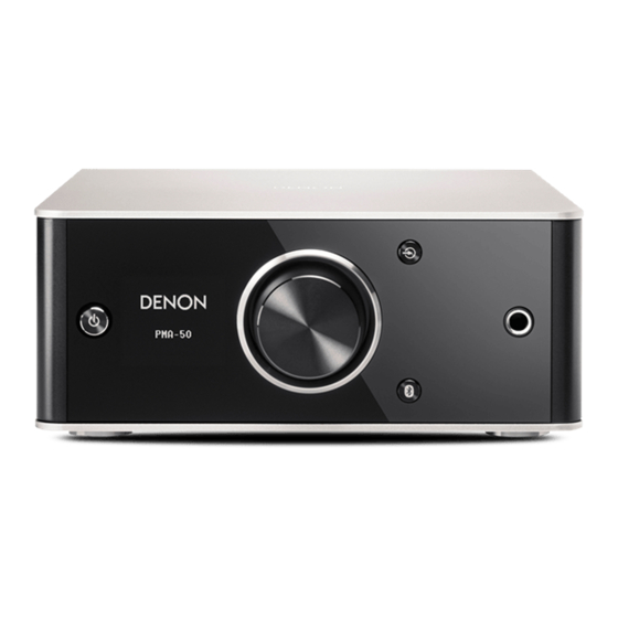 Denon PMA-50 Gebruiksaanwijzing