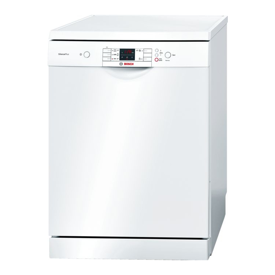 Bosch SMS50L02EU/09 Gebruiksaanwijzing