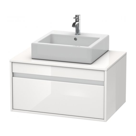 DURAVIT Ketho KT 6694 Montagehandleiding