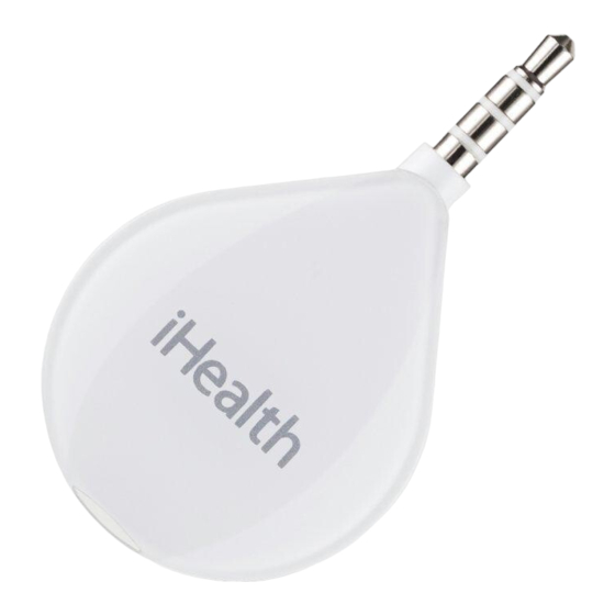 iHealth BG1 Gebruikershandleiding