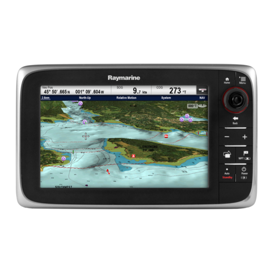 FLIR Raymarine a Series Installatievoorschriften