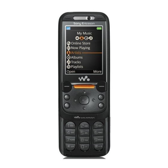 Sony Ericsson W850i Handleiding