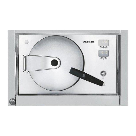 Miele DG 4064 Gebruiksaanwijzing