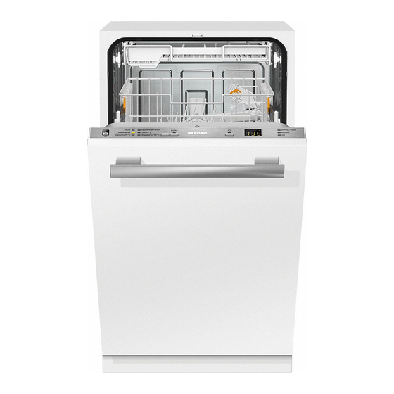 Miele G 4780 Gebruiksaanwijzing