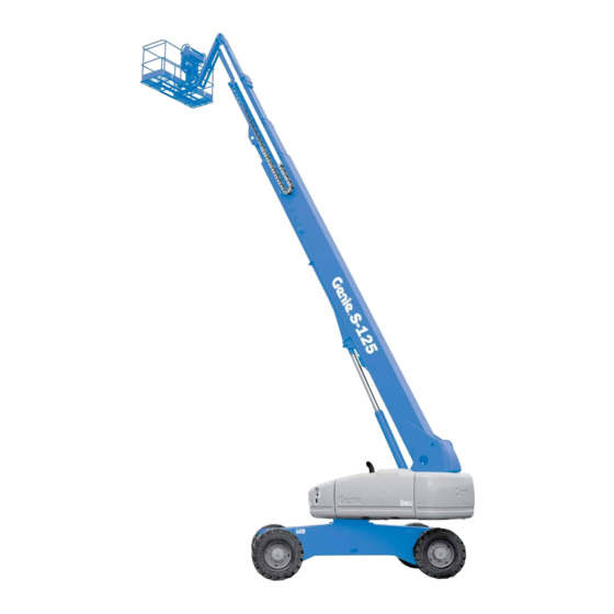 Genie S-120 Bedieningshandleiding