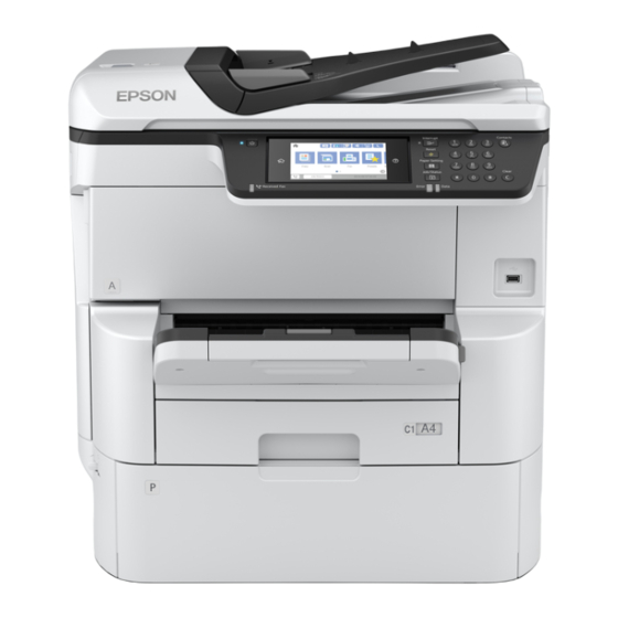 Epson WF-C878R Series Gebruikershandleiding