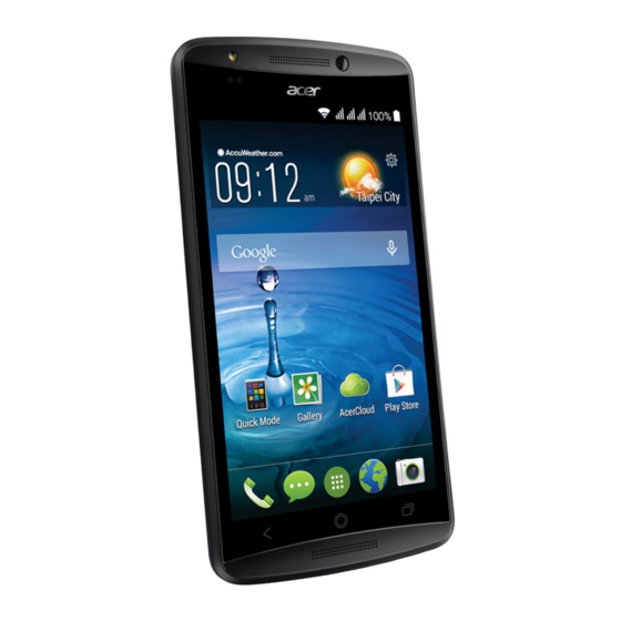 Acer Liquid E700 Trio Gebruikershandleiding