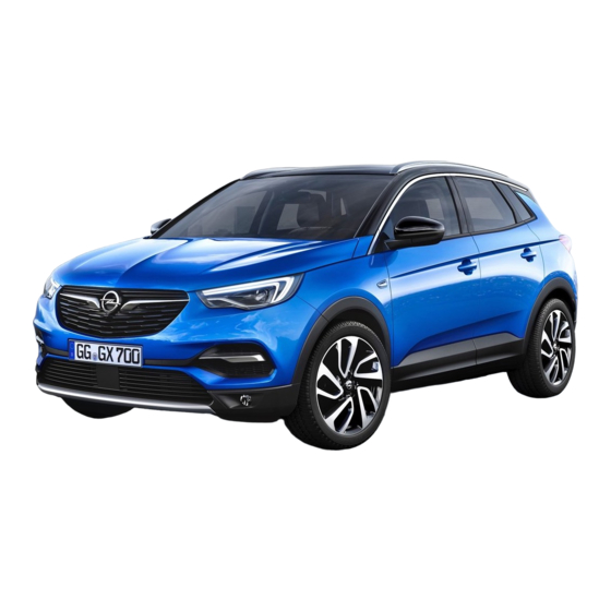 Opel GRANDLAND X 2018 Gebruikershandleiding