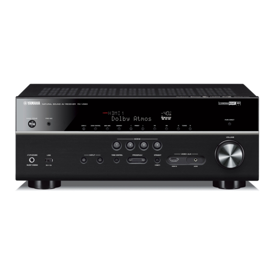 Yamaha MusicCast RX-V683 Gebruiksaanwijzing