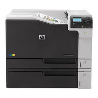 HP COLOR LASER JET ENTERPRISE M750 Series Gebruikershandleiding