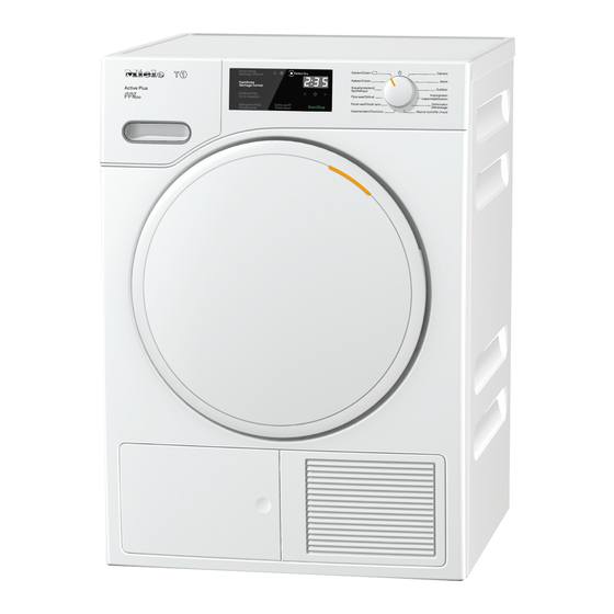 Miele TWE 520 WP Active Plus Gebruiksaanwijzing