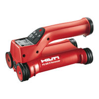 Hilti PS 250 Handleiding