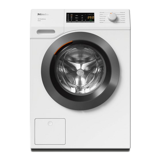 Miele WEA 035 Active Gebruiksaanwijzing