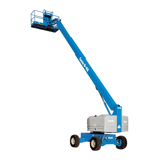 Genie S-40 Bedieningshandleiding