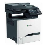 Lexmark CX725dhe Gebruikershandleiding