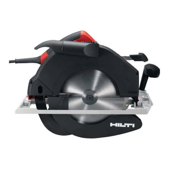 Hilti WSC 85 01 Originele Handleiding