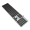 MACALLY BLSLIMKEYPROSG - Handleiding voor achtergrondverlicht toetsenbord met witte LED, compact, USB, bekabeld, voor Mac