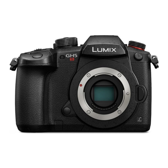 Panasonic LUMIX DC-GH5SE-K Gebruiksaanwijzing