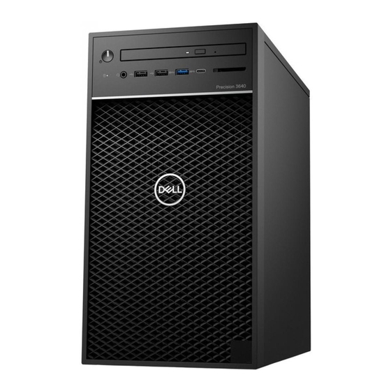 Dell Precision 3640 Tower Onderhoudshandleiding