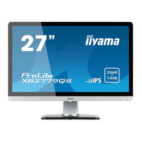 Iiyama ProLite XB2779QS Gebruikershandleiding