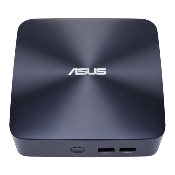 ASus VivoMini UN65U Gebruikershandleiding