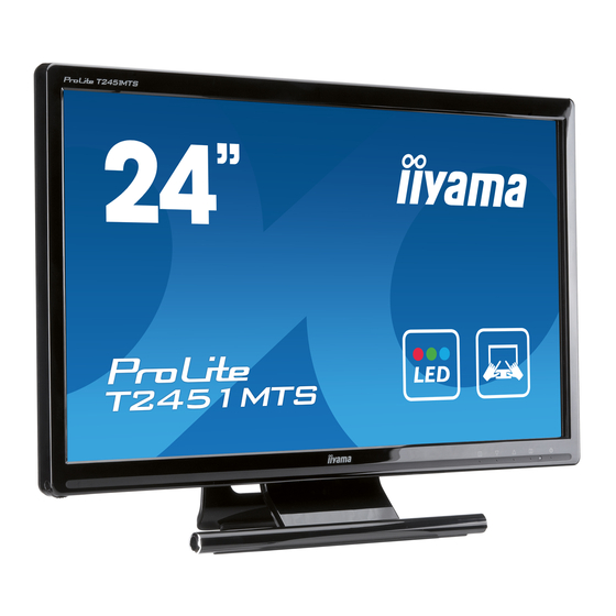 iiayma ProLite T2451MTS Gebruikershandleiding